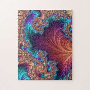 Pfau-Feder Puzzle