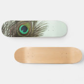 Pfau-Feder-Skateboard Skateboard (Horizontal)