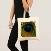 Pfau-Feder-Taschen-Tasche Tragetasche (Vorderseite (Produkt))