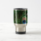 Pfau-Feder-Tasse für Mama Reisebecher (Mittel)