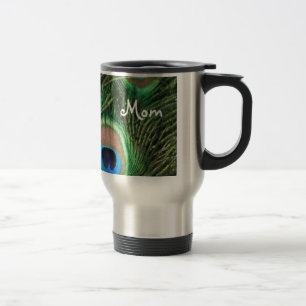 Pfau-Feder-Tasse für Mama Reisebecher