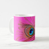 Pfau-Feder-Tasse Kaffeetasse (Vorderseite Links)