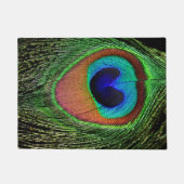 Pfau-Feder-Tür-Matte Fußmatte (Vorderseite)