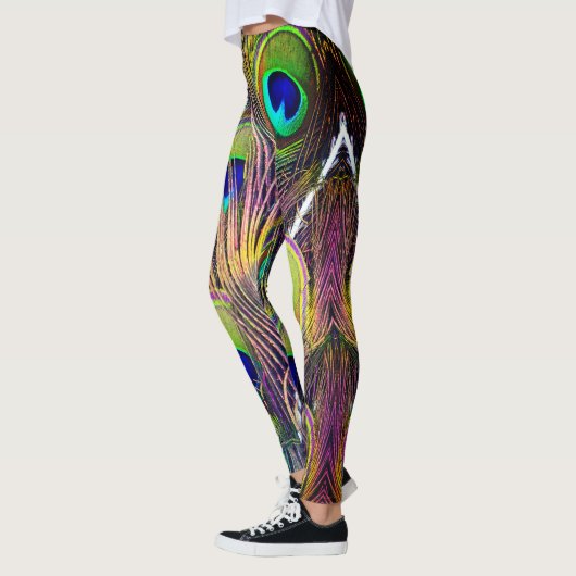 Pfau-Federn 5 Leggings (Links)