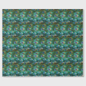 PFAU-FEDERN GESCHENKPAPIER (Flach)