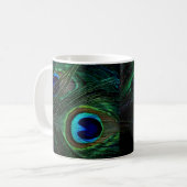 Pfau-Federn Kaffeetasse (Vorderseite Links)