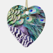 Pfau-Federn Keramikornament (Rechts)