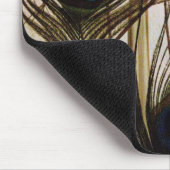 Pfau-Federn Mousepad (Ecke)
