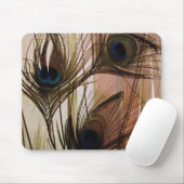 Pfau-Federn Mousepad (Mit Mouse)