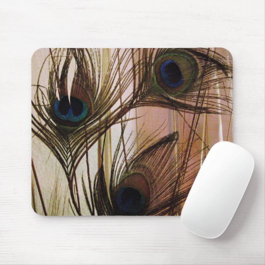 Pfau-Federn Mousepad (Mit Mouse)
