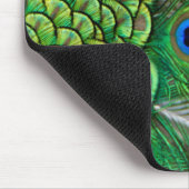 Pfau-Federn Mousepad (Ecke)