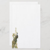 Pfau & Filigree Stationery/Lethead Briefpapier (Vorne/Hinten)