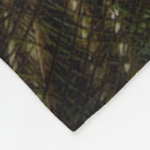 Pfau-Fleece-Decke Fleecedecke (Ecke)