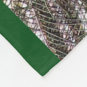 Pfau-Fleece-Decke Fleecedecke (Ecke)