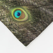 Pfau Fleecedecke (Ecke)
