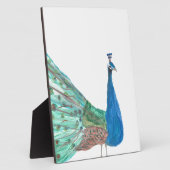 Pfau Fotoplatte (Seite)