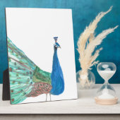 Pfau Fotoplatte (Seite)