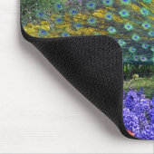 Pfau-Frühling Fowers 2 Mousepad (Ecke)