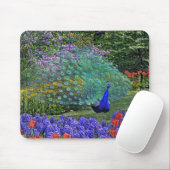 Pfau-Frühling Fowers 2 Mousepad (Mit Mouse)