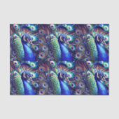 Pfau für Gewebe mit kundenspezifischer Beschaffenh Seidenpapier (Vorderseite)