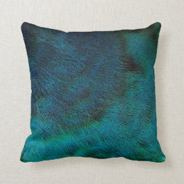 Pfau-Gefieder-Kissen Kissen