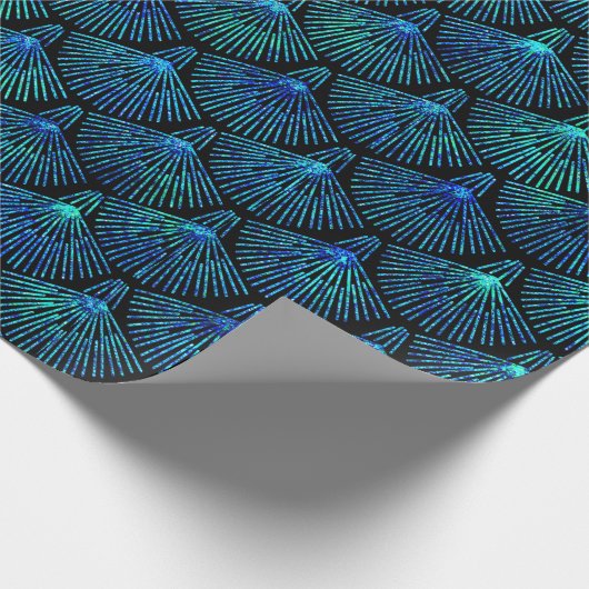 Pfau Geschenkpapier (Ecke)