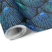 Pfau Geschenkpapier (Rolleneckpunkt)