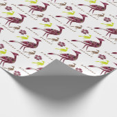 Pfau Geschenkpapier (Ecke)