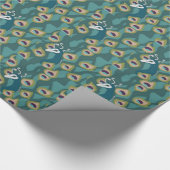 Pfau Geschenkpapier (Ecke)