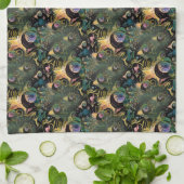 Pfau Geschirrtuch (Gefaltet)