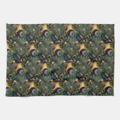 Pfau Geschirrtuch (Horizontal)