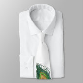 Pfau-Hals-Krawatte Krawatte (Gebunden)