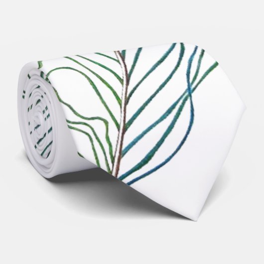 Pfau-Hals-Krawatte Krawatte (Gerollt)