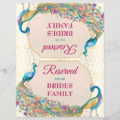 Pfau Hindu Hochzeitszeichen vorbehalten