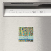 Pfau-Hochzeit Save The Date Magnet (In Situ (Geschirrspüler))