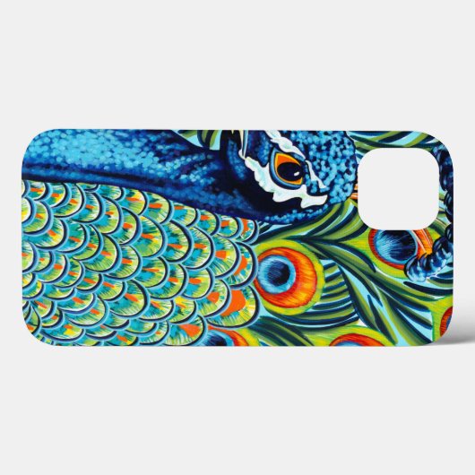 Pfau I Case-Mate iPhone Hülle (Rückseite (Horizontal))