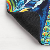 Pfau I Mousepad (Ecke)