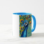 Pfau I Tasse (VorderseiteRechts)