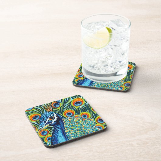 Pfau I Untersetzer (Rechte Seite)