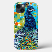 Pfau II Case-Mate iPhone Hülle (Rückseite)