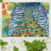 Pfau II Handtuch (Gefaltet)