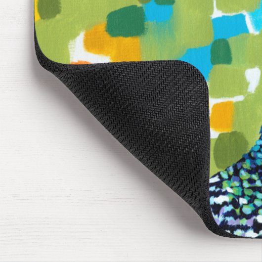 Pfau II Mousepad (Ecke)