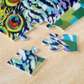 Pfau II Puzzle (Seite)