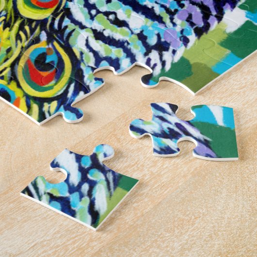 Pfau II Puzzle (Seite)