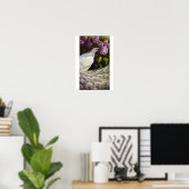 Pfau im Lilacs-Poster Poster (Heimbüro)