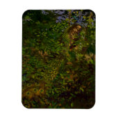 Pfau im Wald Magnet (Vertikal)