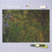 Pfau im Wald (von Abbott Henderson Thayer) Seidenpapier (Handwerk)