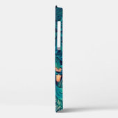 Pfau im Wald, William Morris Case-Mate iPhone Hülle (Rückseite / Links)