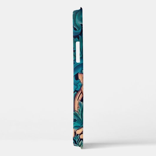 Pfau im Wald, William Morris Case-Mate iPhone Hülle (Rückseite / Rechts)