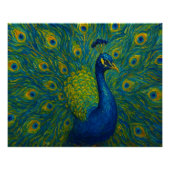 Pfau in Bewegung Poster (Vorderseite)